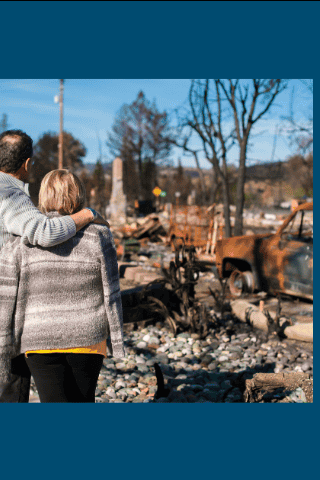 Website banner with images of disasters representing what causes USAP4USAP was created for. 